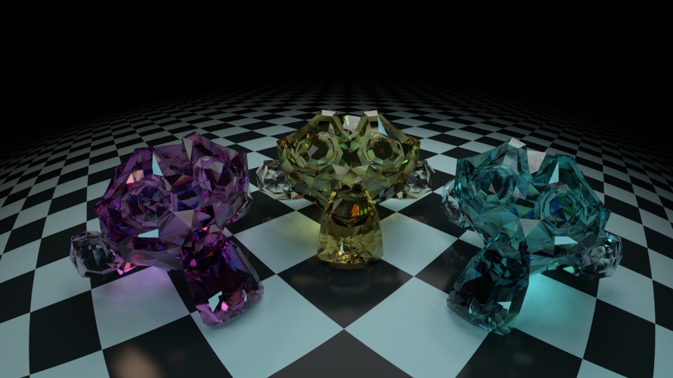 Cycles Dispersion Glass Shader preview image 1